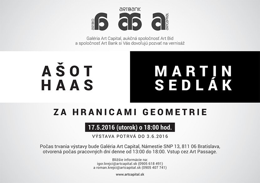 AŠOT HAAS - MARTIN SEDLÁK: ZA HRANICAMI GEOMETRIE