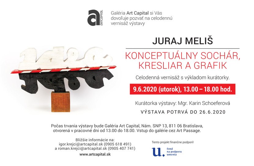 JURAJ MELIŠ - KONCEPTUÁLNY SOCHÁR, KRESLIAR A GRAFIK